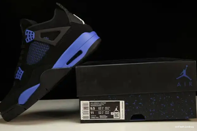 CT8527-018 Game 4 Jordan Retro Royal Black 0412